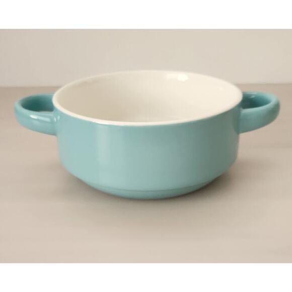 Set of 5 Sweese Porcelain Stackable Minimalist Multipurpose Bowls with Handles - Picture 3 of 16